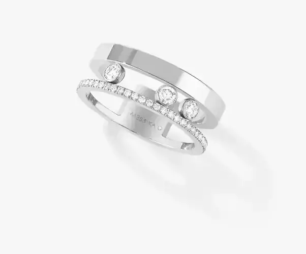 Fashion Messika RING 3dm and STL formats 3D print model 3D print model