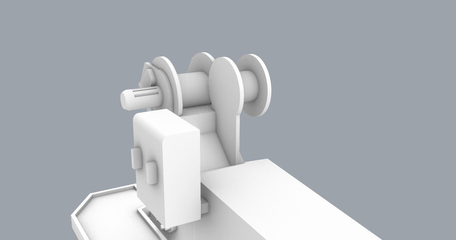 Palfinger Crane 2 Low-poly 3D model_5