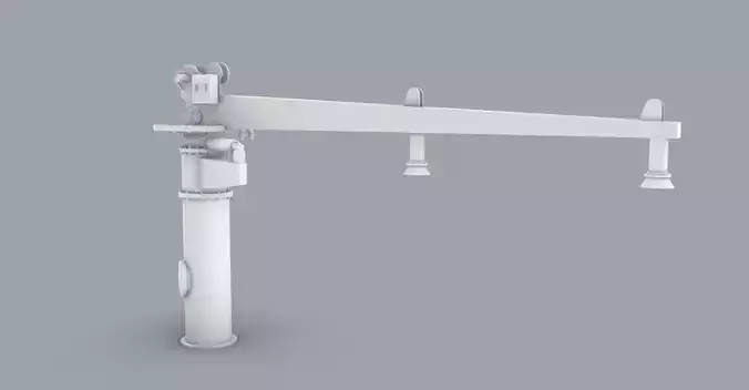 Palfinger Crane 2 Low-poly 3D model