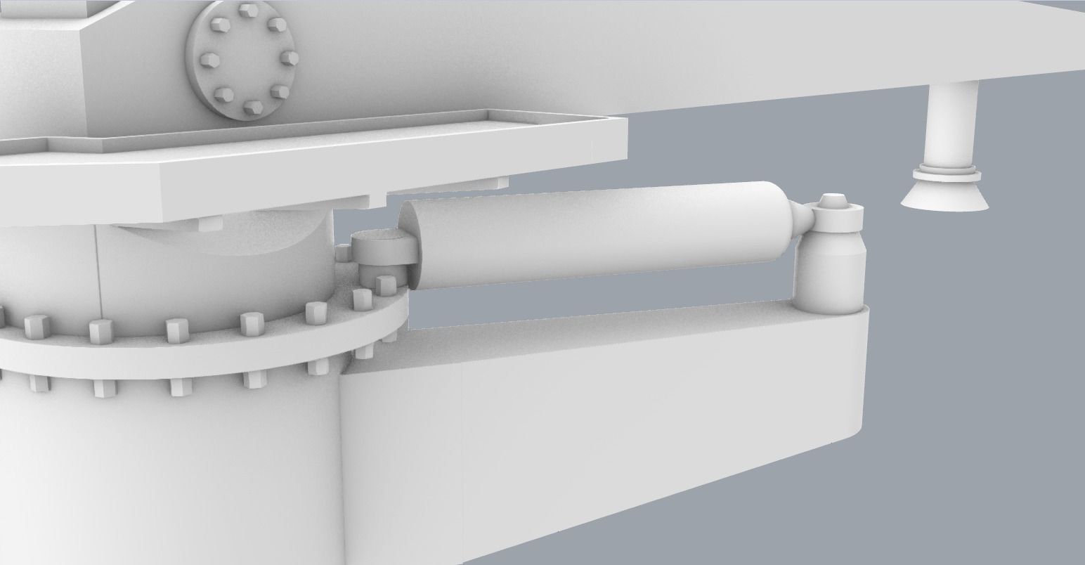 Palfinger Crane 2 Low-poly 3D model_8