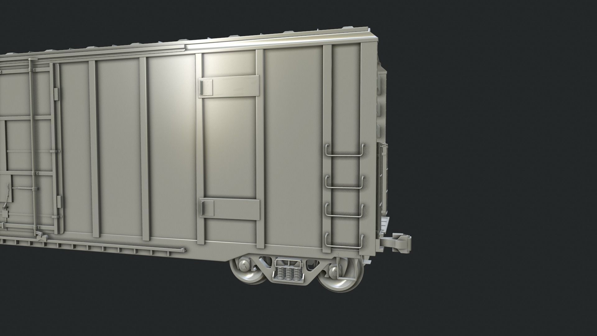 Box Car 3D model_4