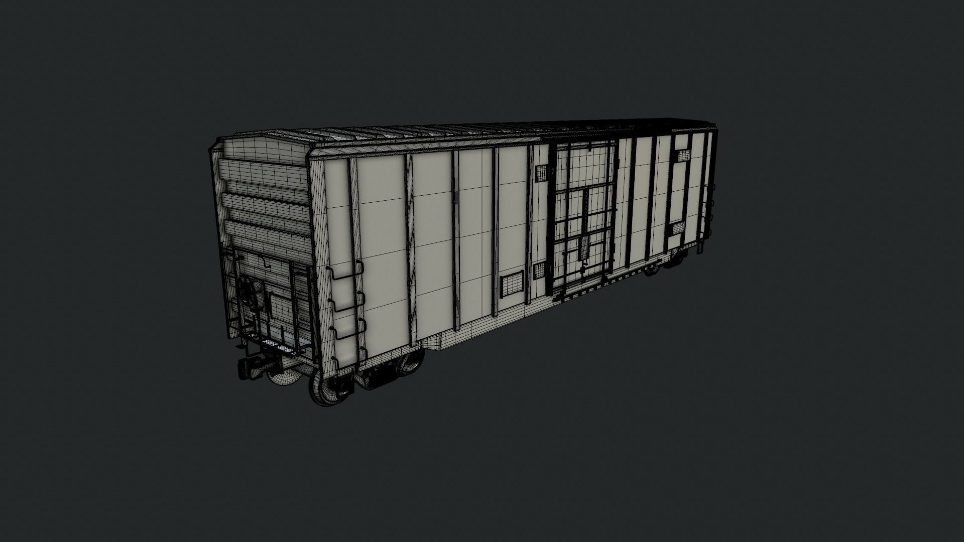 Box Car 3D model_16