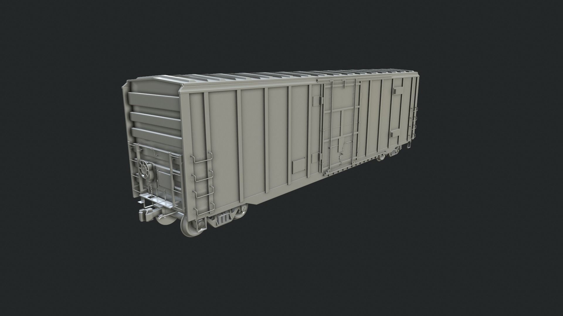 Box Car 3D model_3