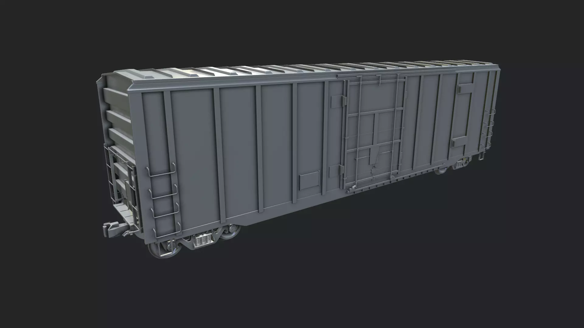 Box Car 3D model_0