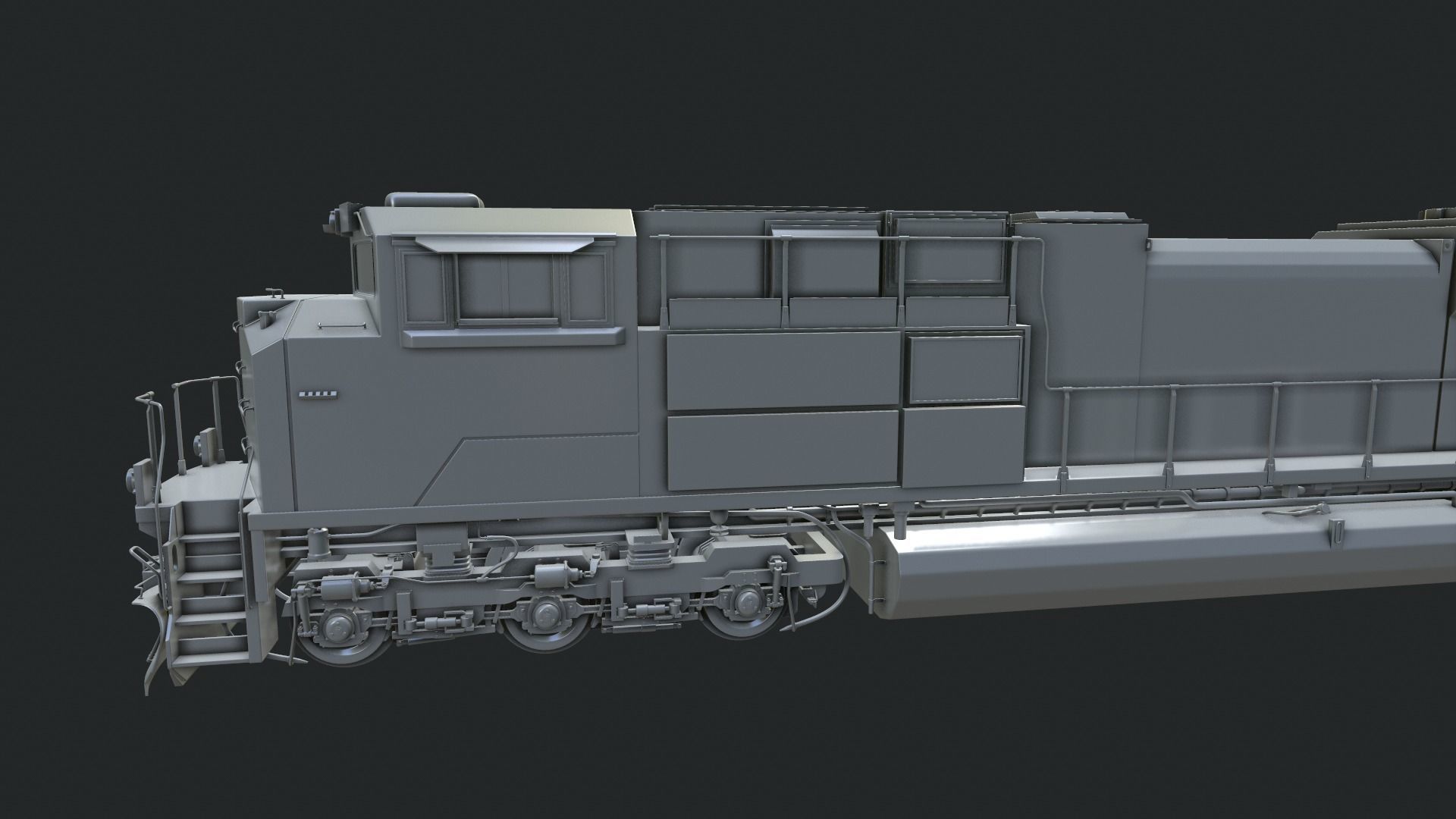 EMD-SD70ACe Locomotion 3D model_6