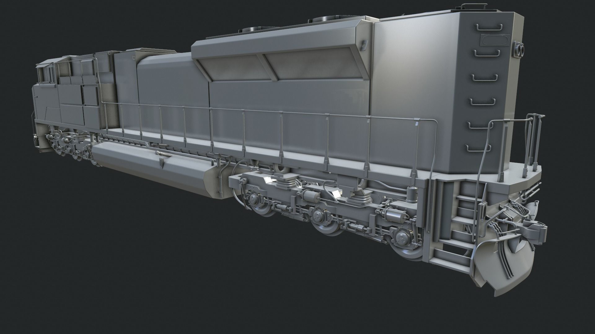 EMD-SD70ACe Locomotion 3D model_2