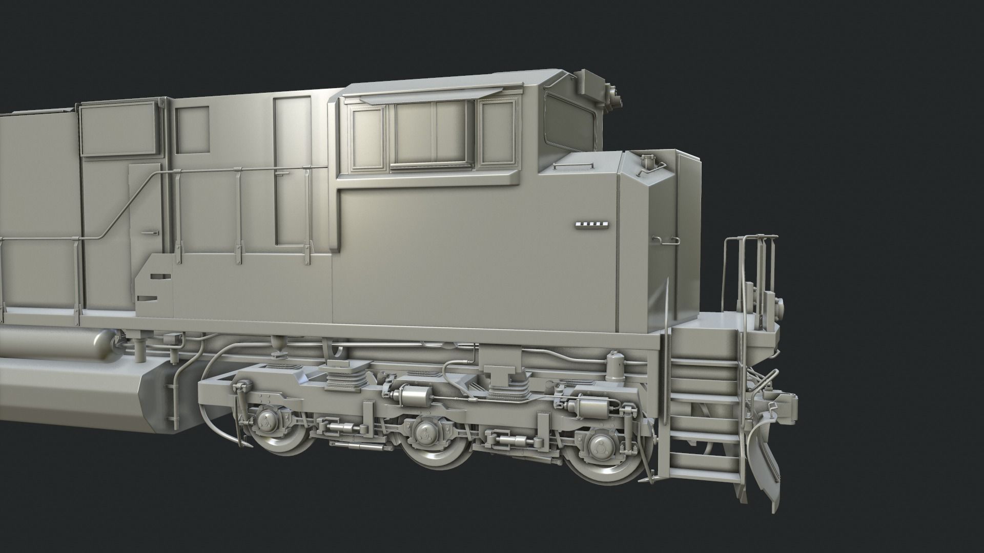 EMD-SD70ACe Locomotion 3D model_4
