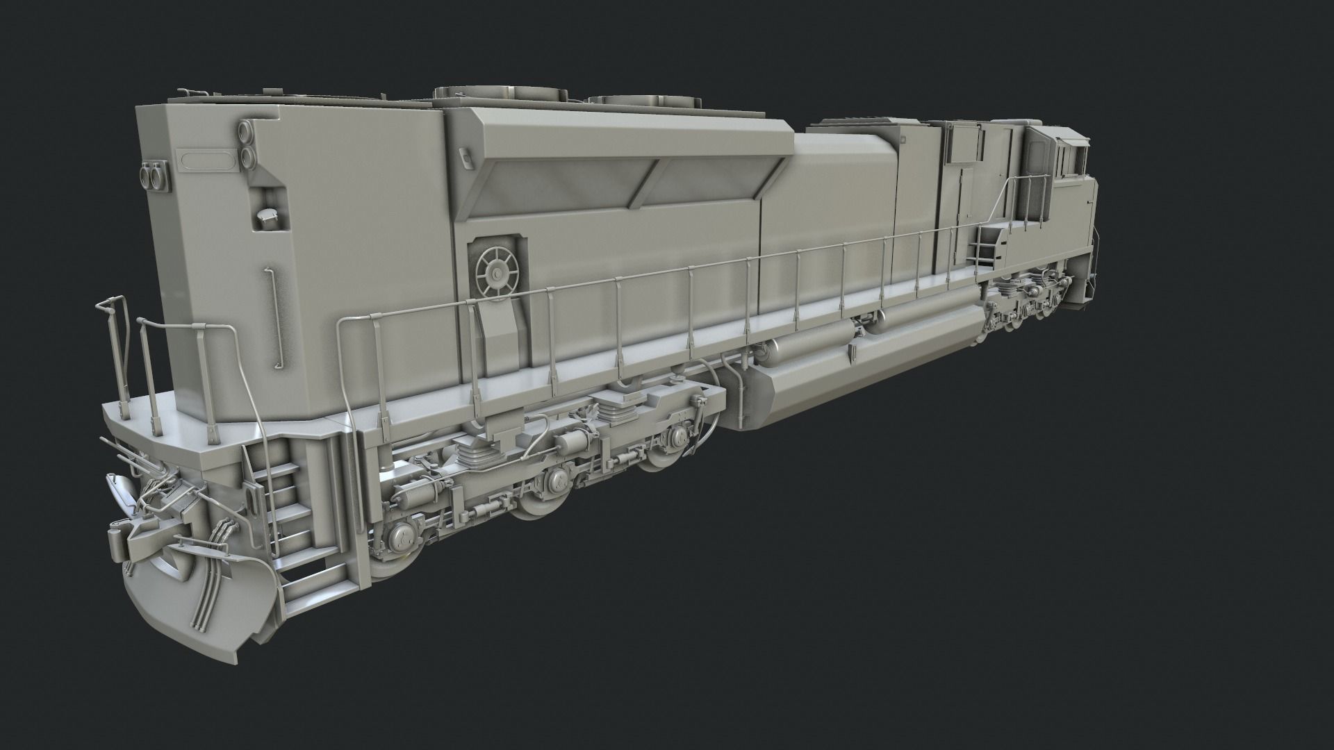 EMD-SD70ACe Locomotion 3D model_3