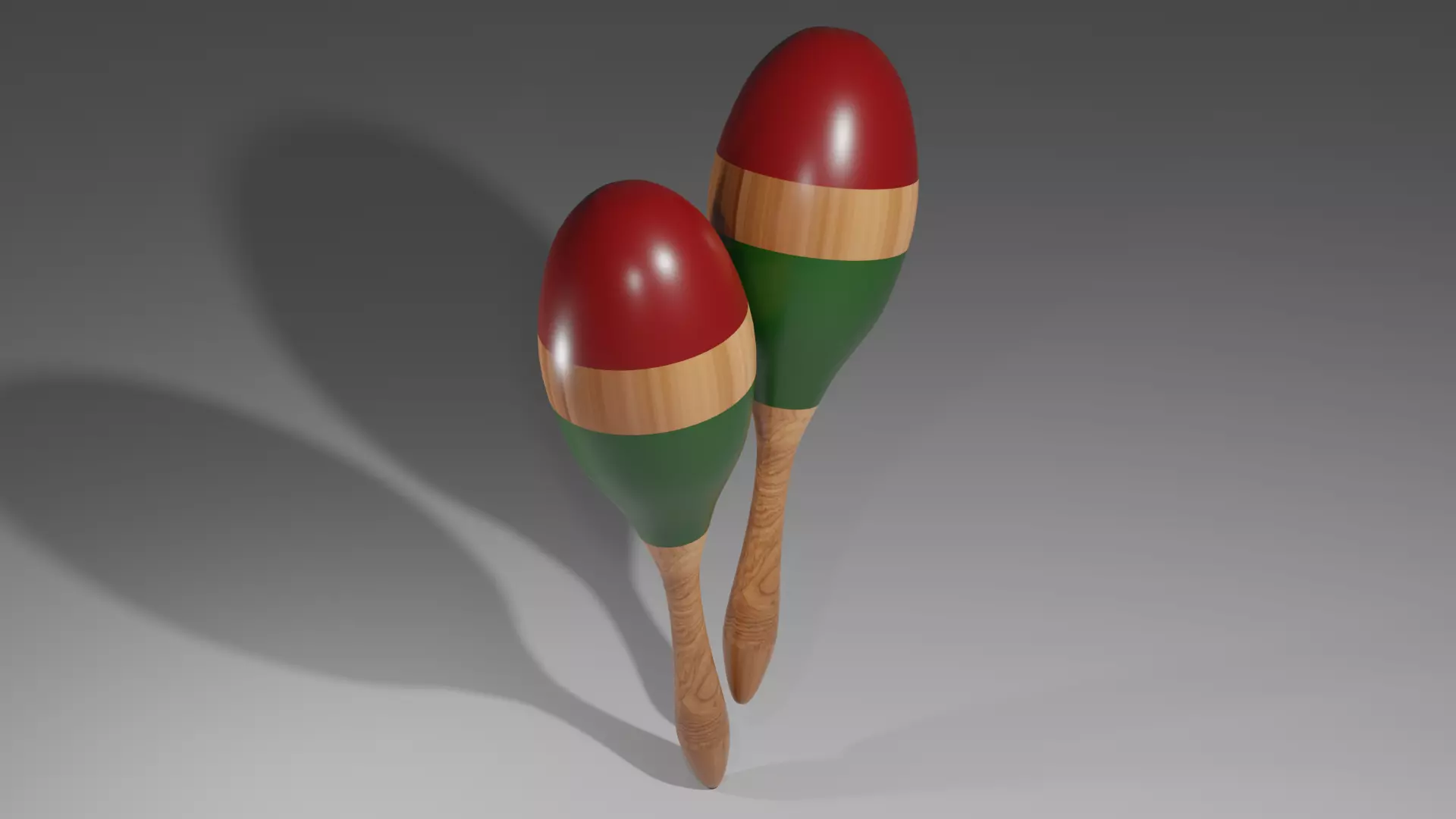 maracas 3D model_0