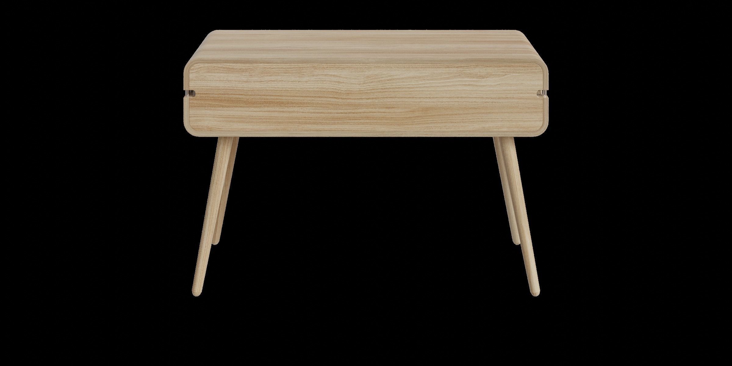 Oak Effect Console Table Low-poly 3D model_11