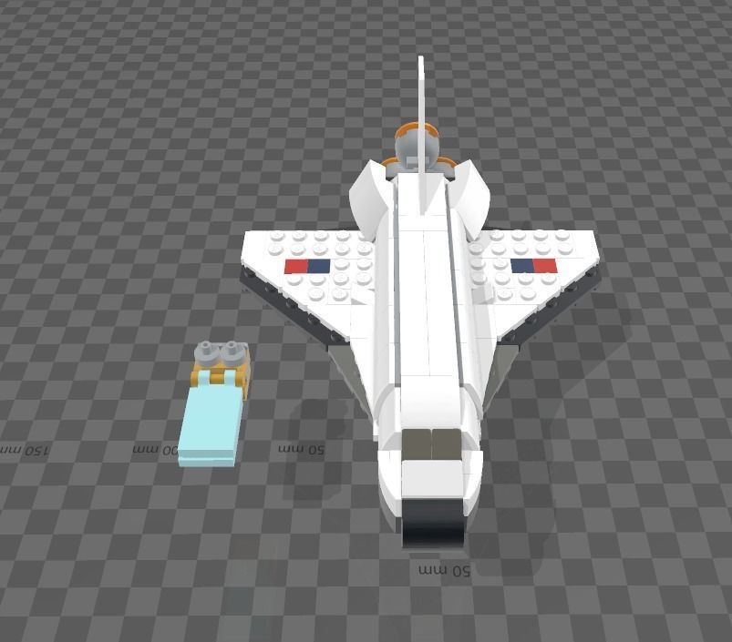 LEGO SPACE SHUTTLE 31134 3D print model_5