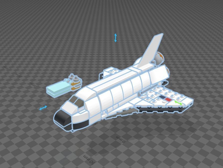 LEGO SPACE SHUTTLE 31134 3D print model_6