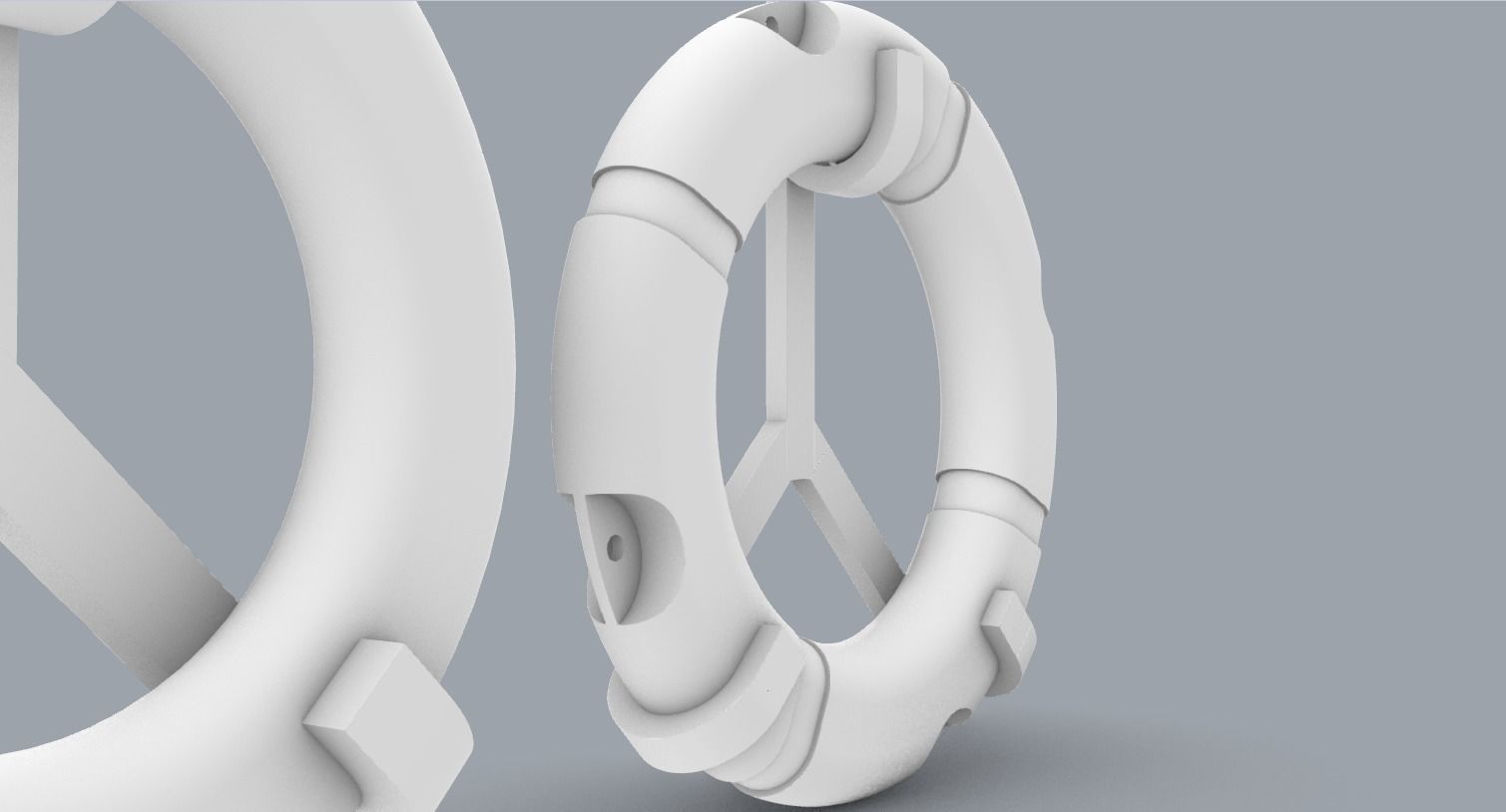 PM Lifebuoy Set 3D print model_6