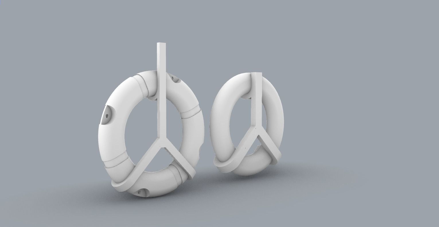 PM Lifebuoy Set 3D print model_2