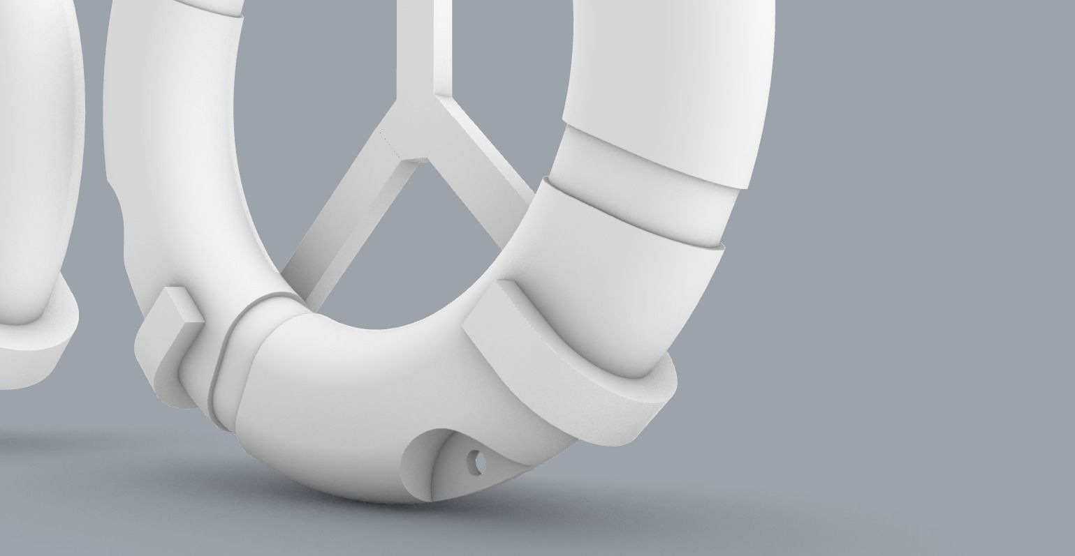 PM Lifebuoy Set 3D print model_7