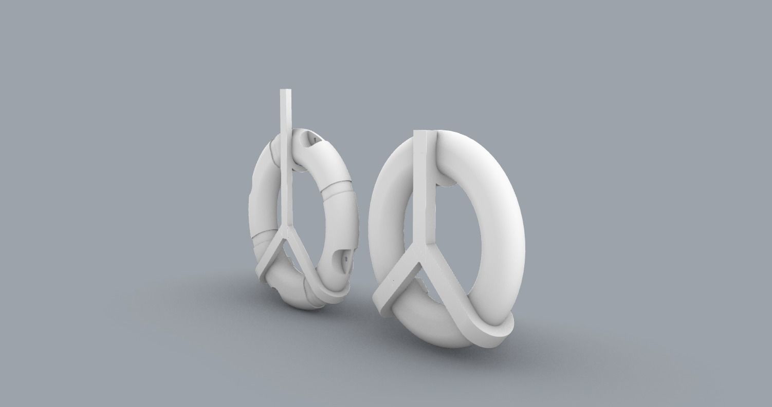 PM Lifebuoy Set 3D print model_3