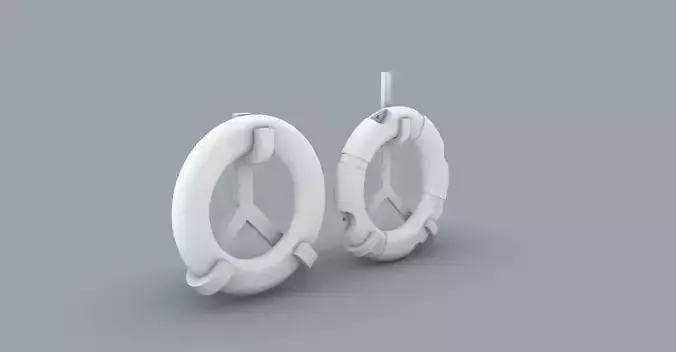 PM Lifebuoy Set 3D print model