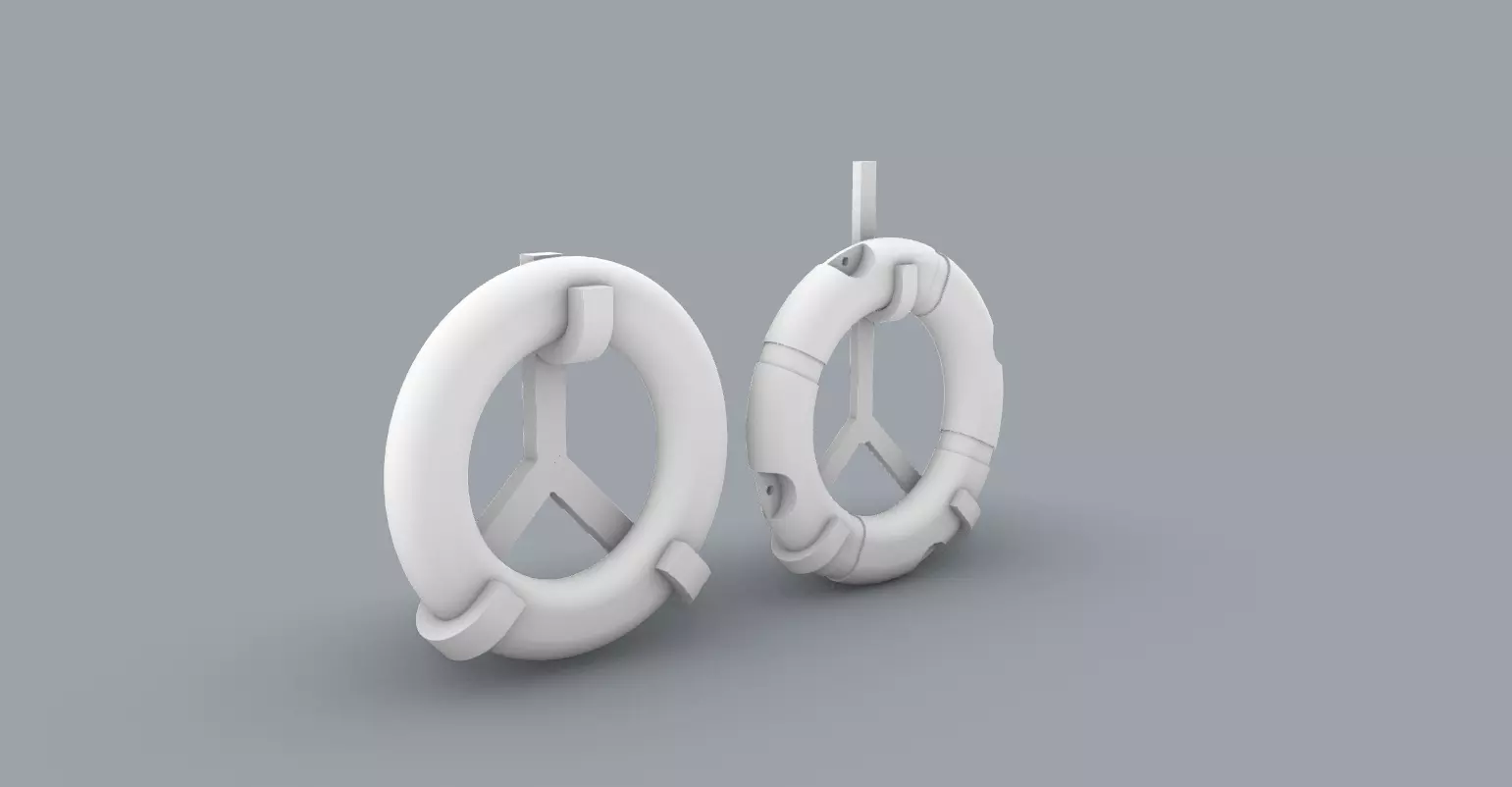 PM Lifebuoy Set 3D print model_0