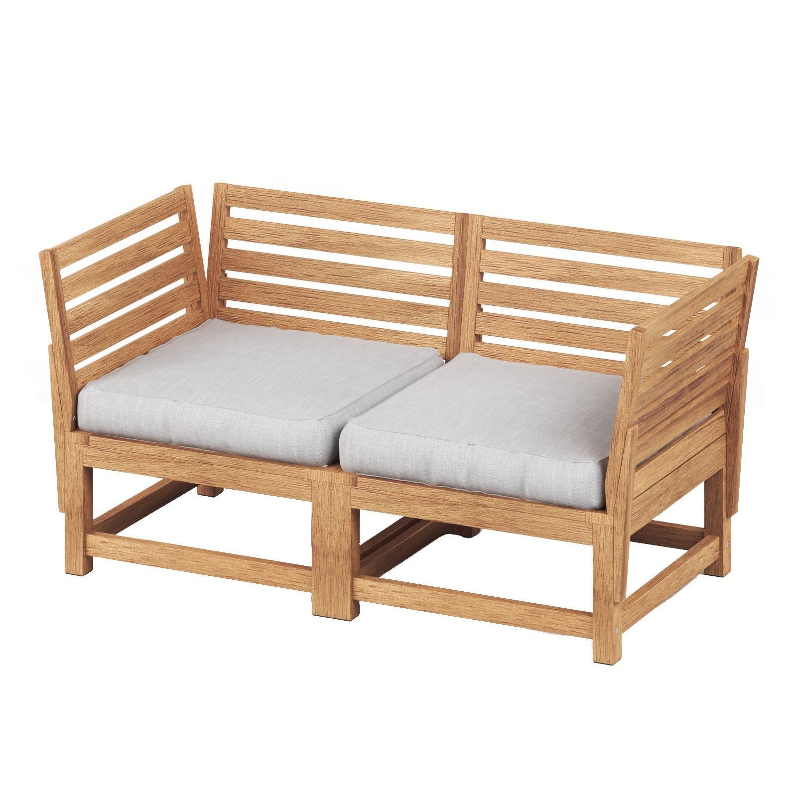 NAMMARO Modular 2-seater sofa with cushions IKEA 3D model_3