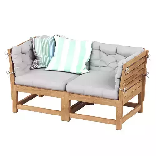 NAMMARO Modular 2-seater sofa with cushions IKEA