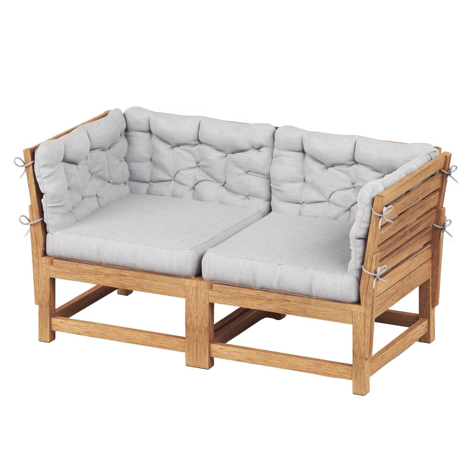 NAMMARO Modular 2-seater sofa with cushions IKEA 3D model_4
