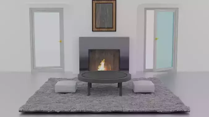 Interior Design - Living Room Scene