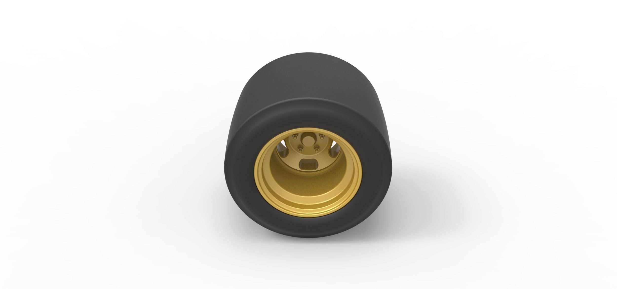 Wheel from Asphalt Modified stock car Version 2 Scale 1 to 25 3D print model_5