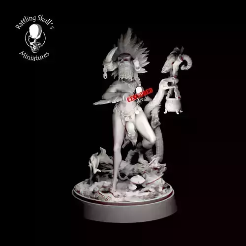 Witch Doctor 3D print model