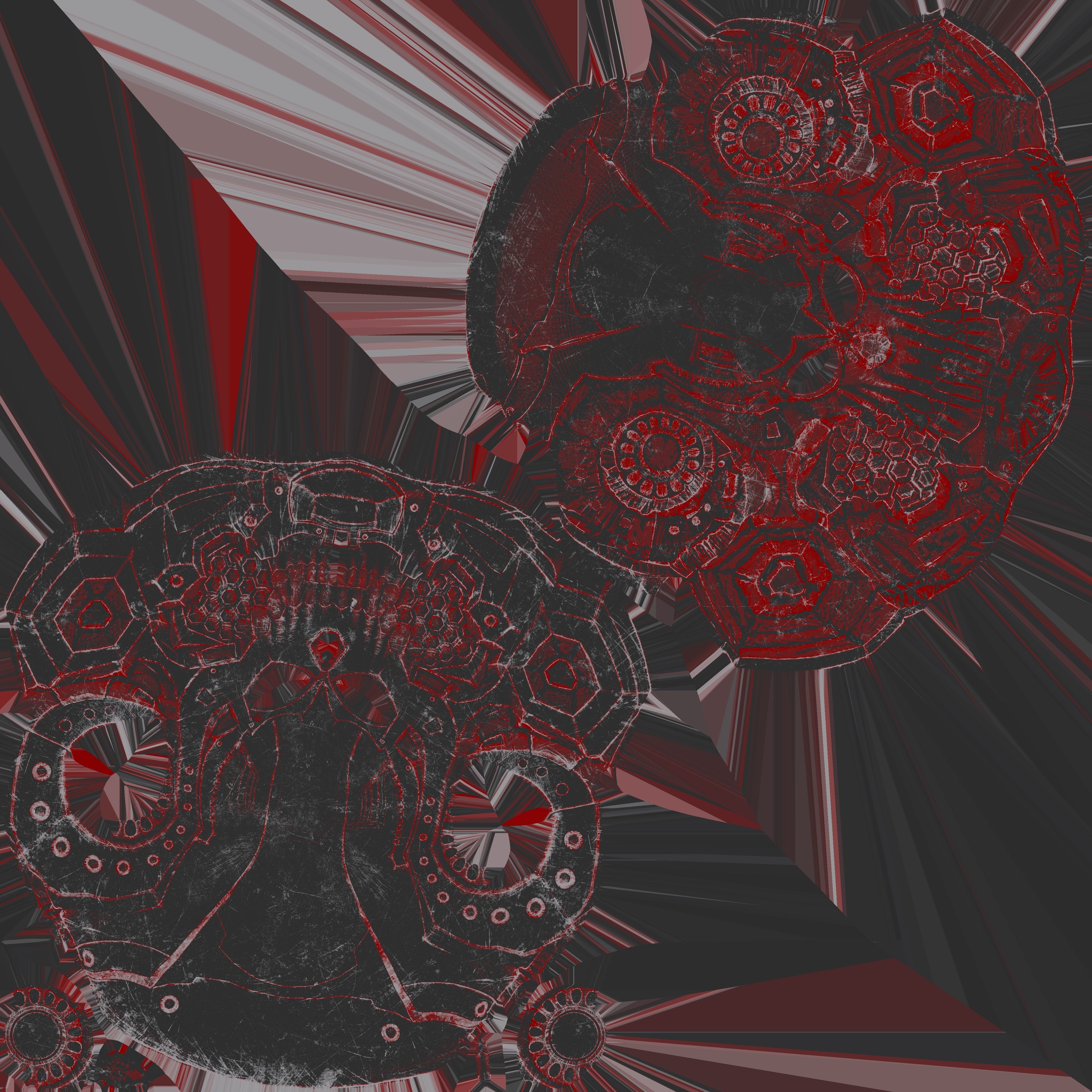 Skull Helmet 3D print model_56