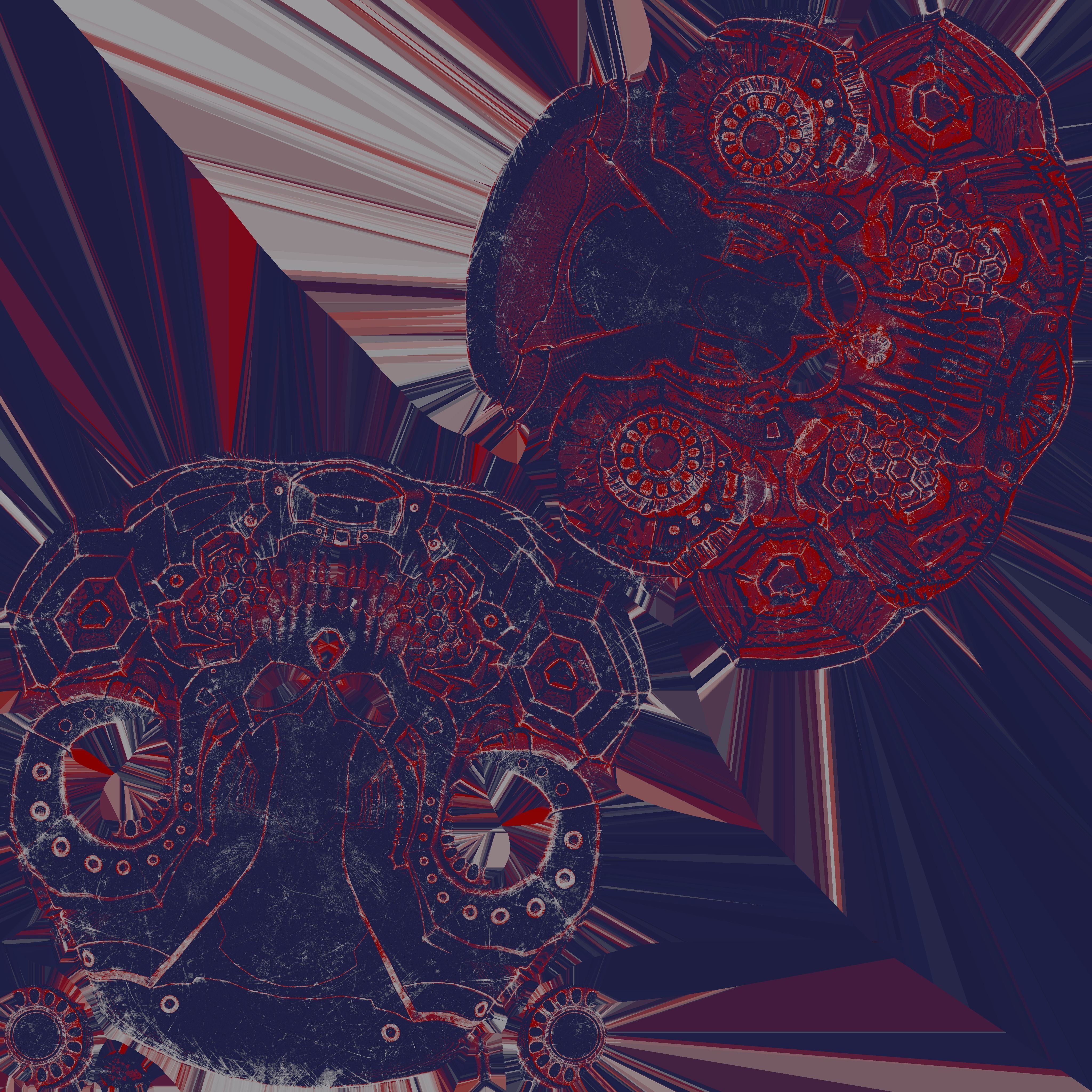 Skull Helmet 3D print model_57