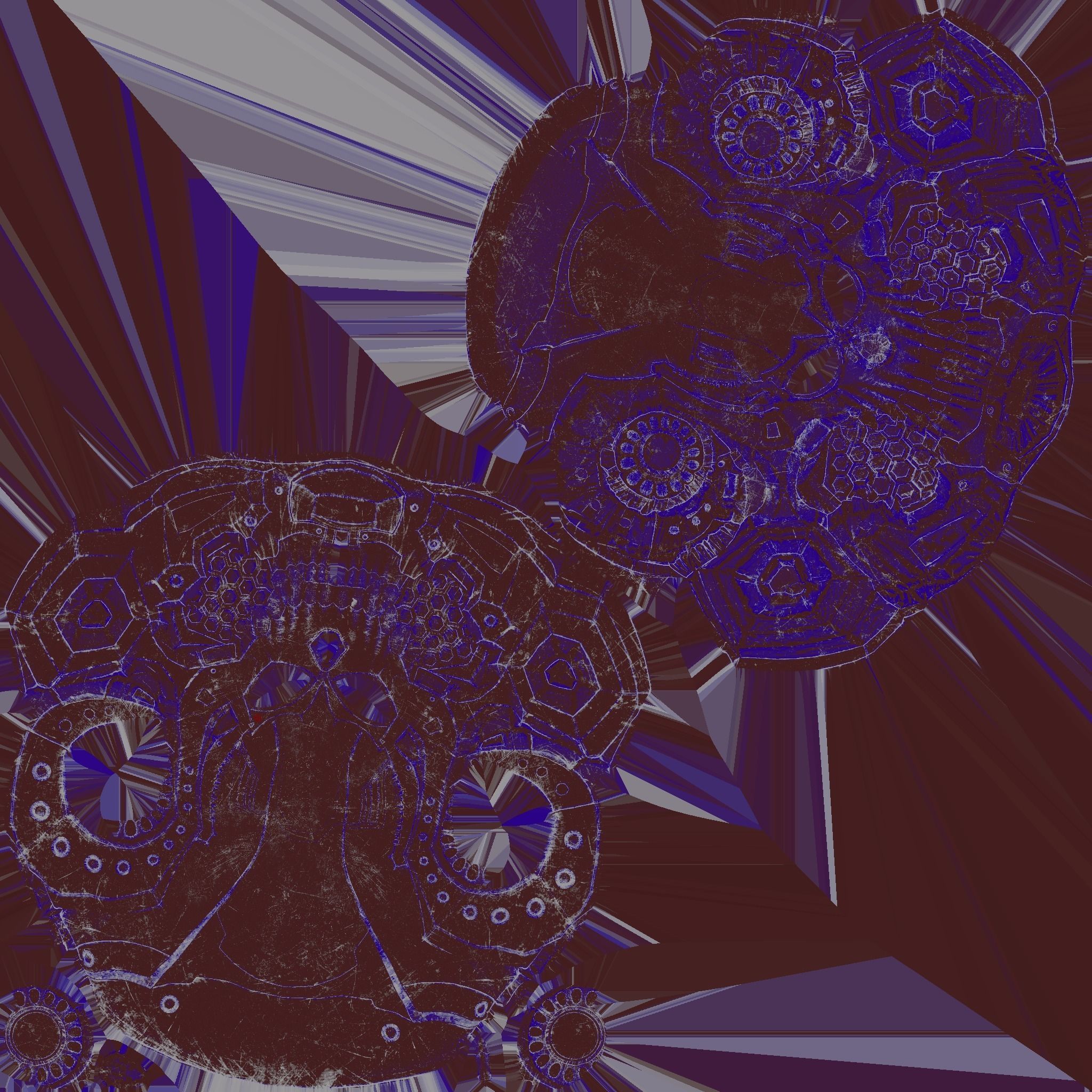 Skull Helmet 3D print model_55