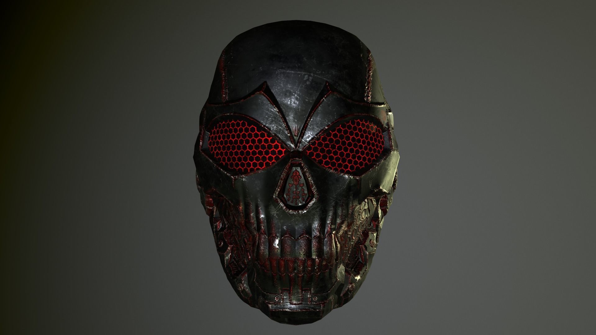 Skull Helmet 3D print model_6