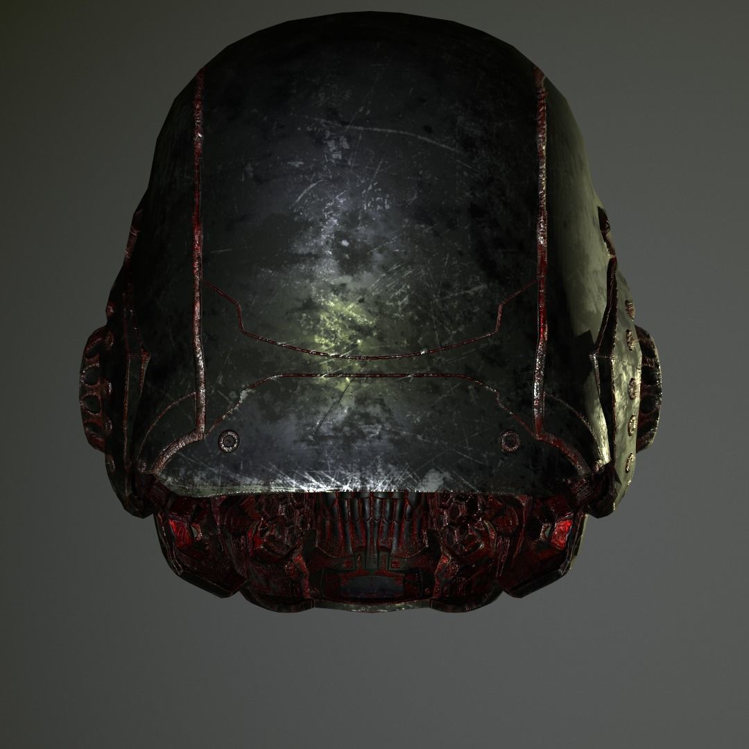Skull Helmet 3D print model_2