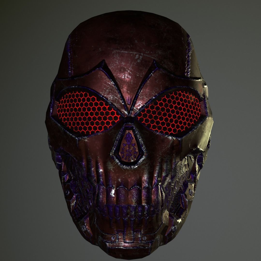 Skull Helmet 3D print model_7