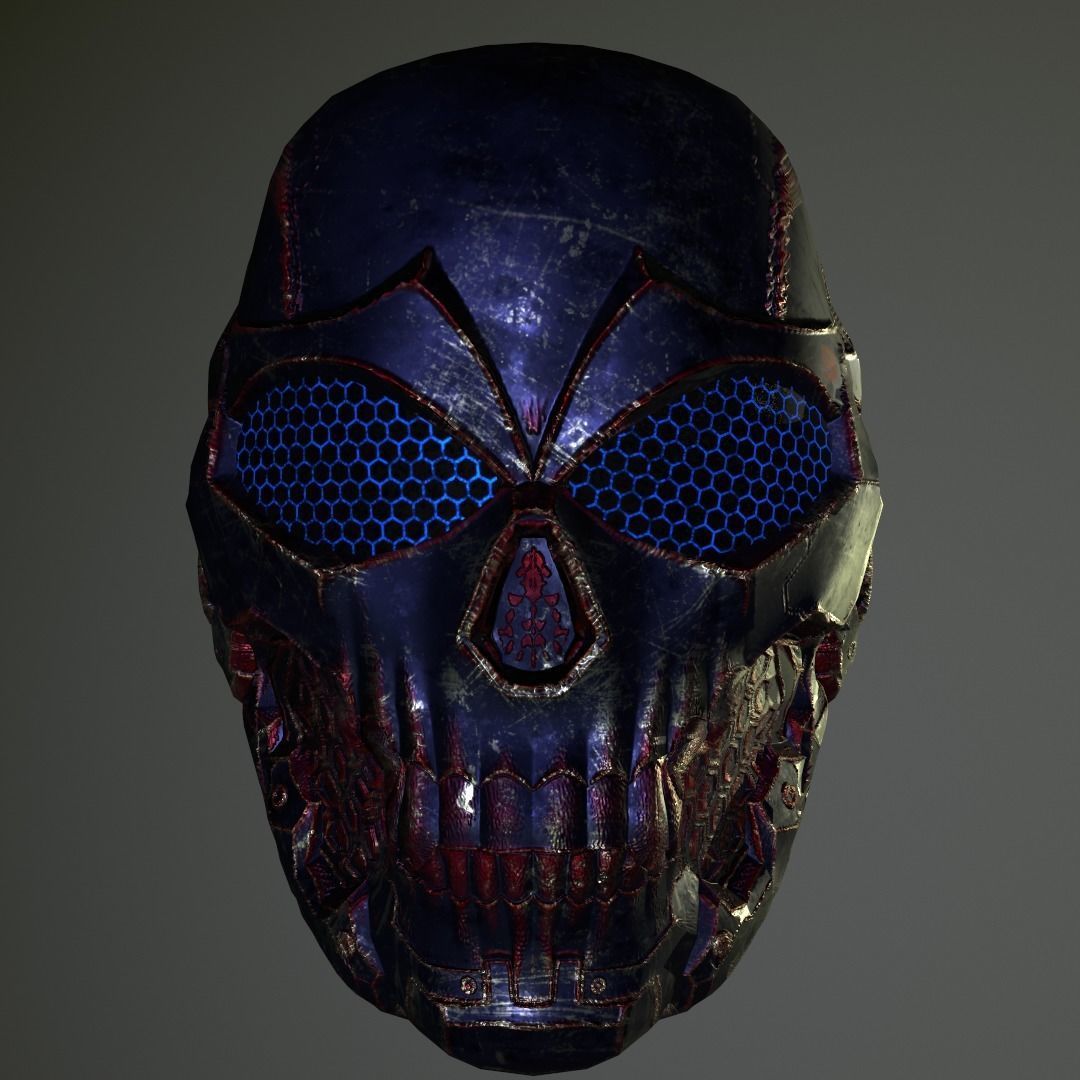 Skull Helmet 3D print model_8