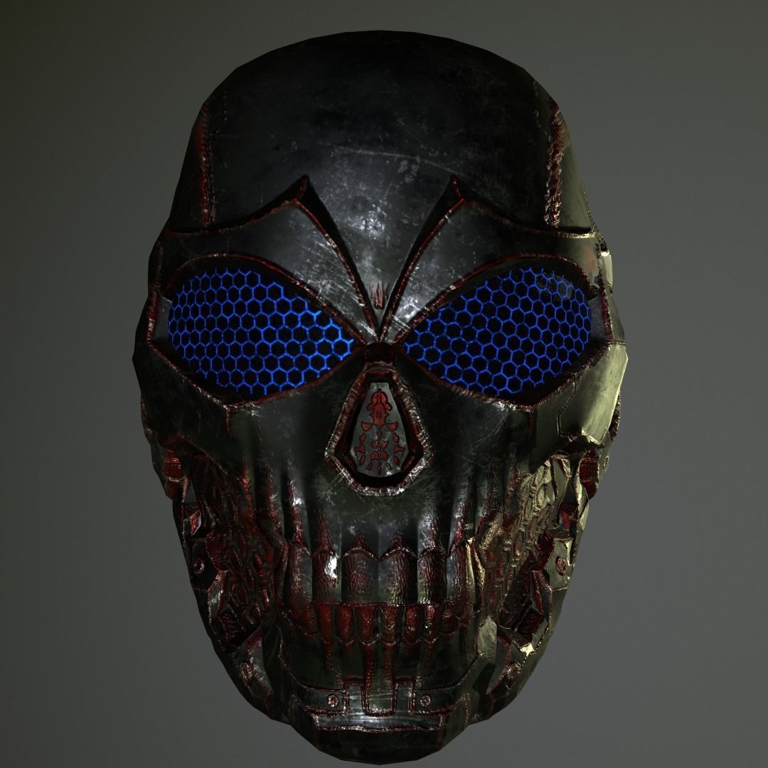 Skull Helmet 3D print model_5