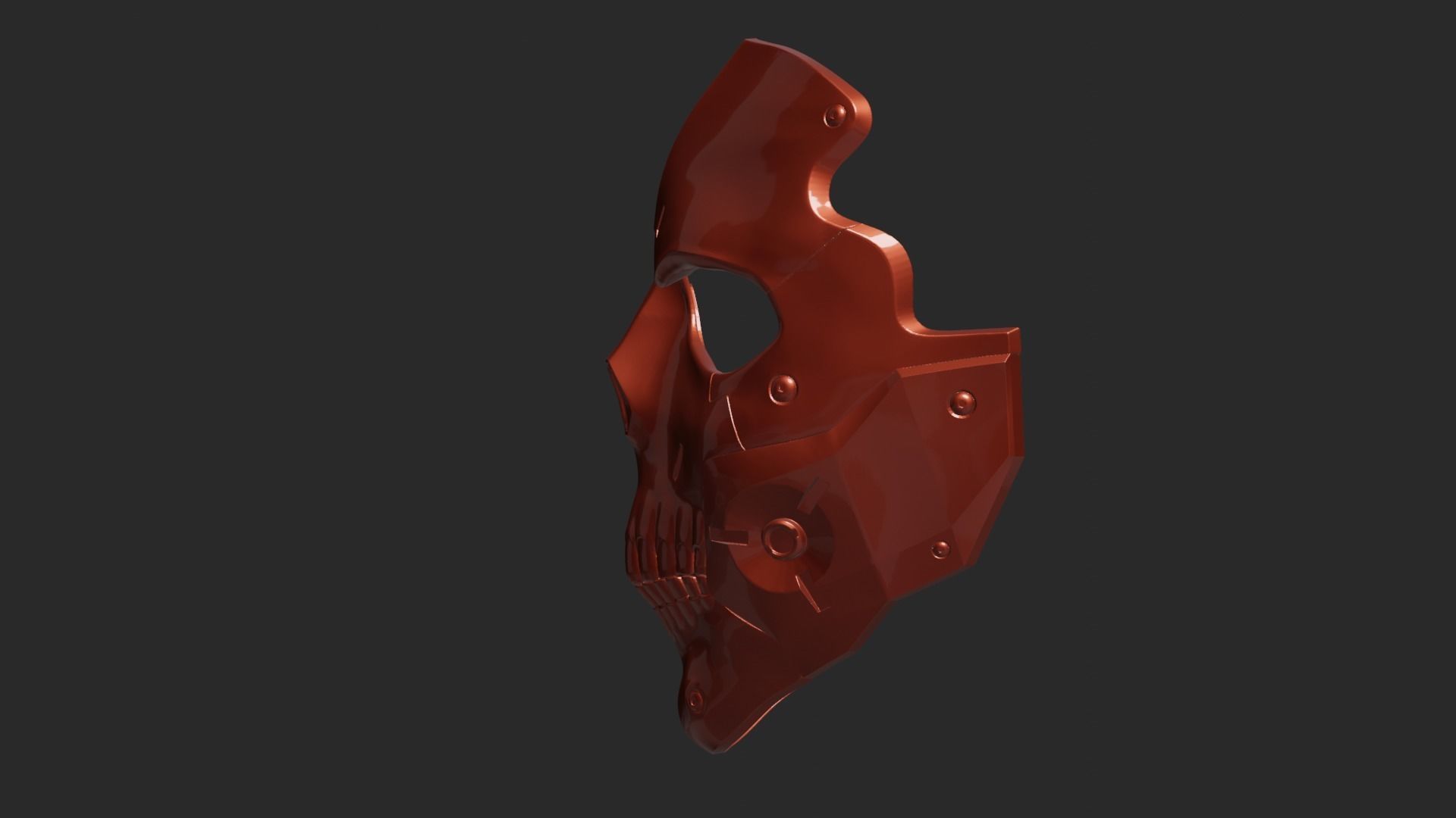 Skull DS Mask 3D print model_4