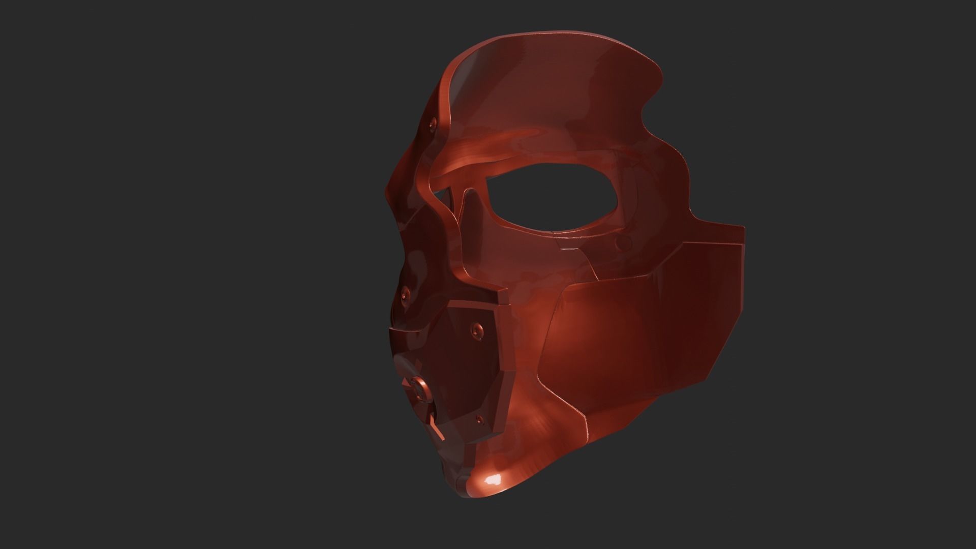 Skull DS Mask 3D print model_5