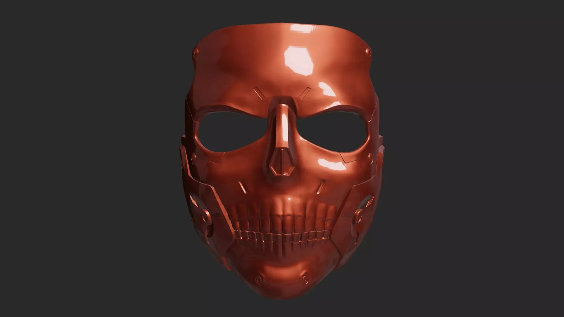 Skull DS Mask 3D print model_0