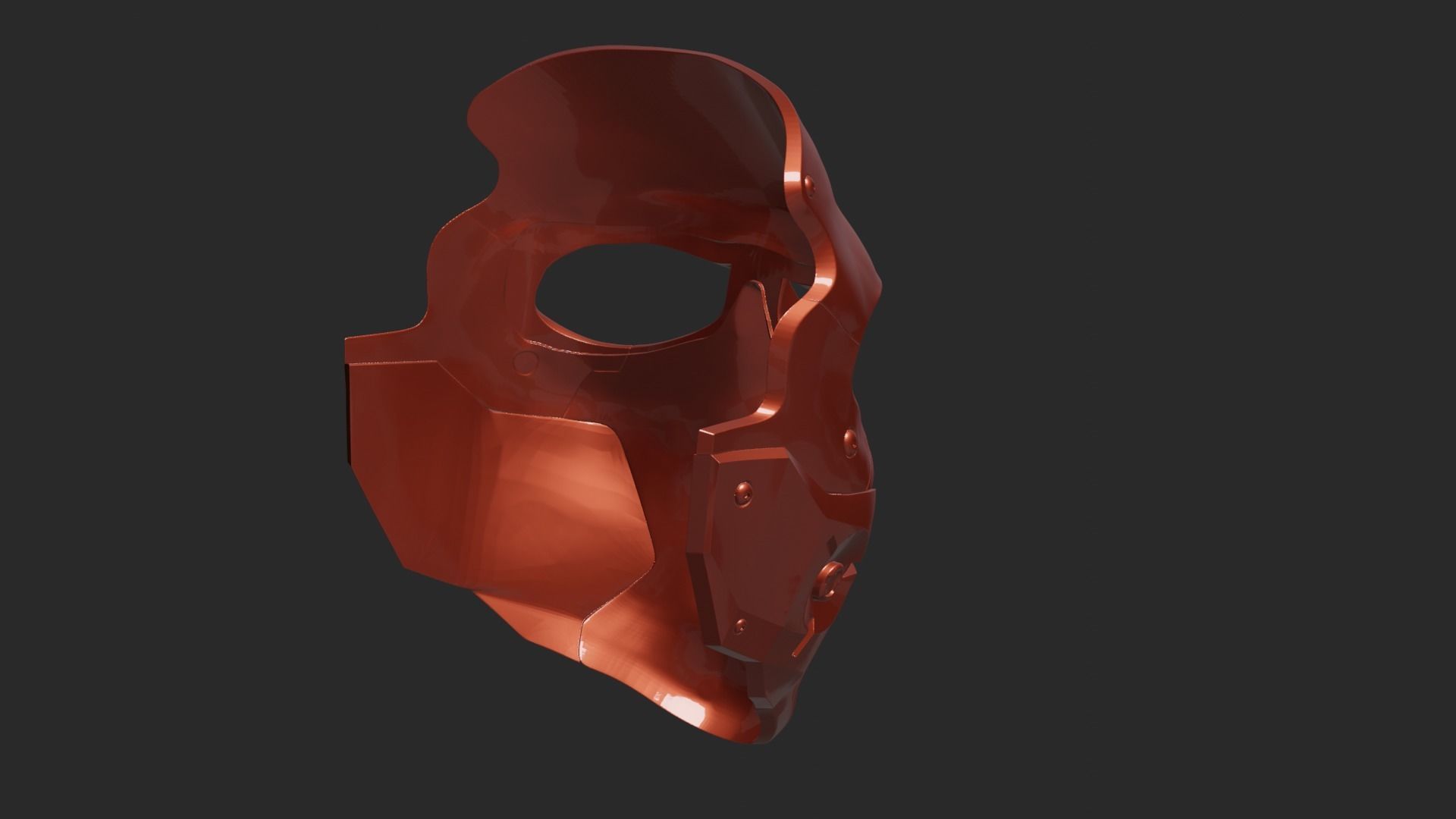 Skull DS Mask 3D print model_6