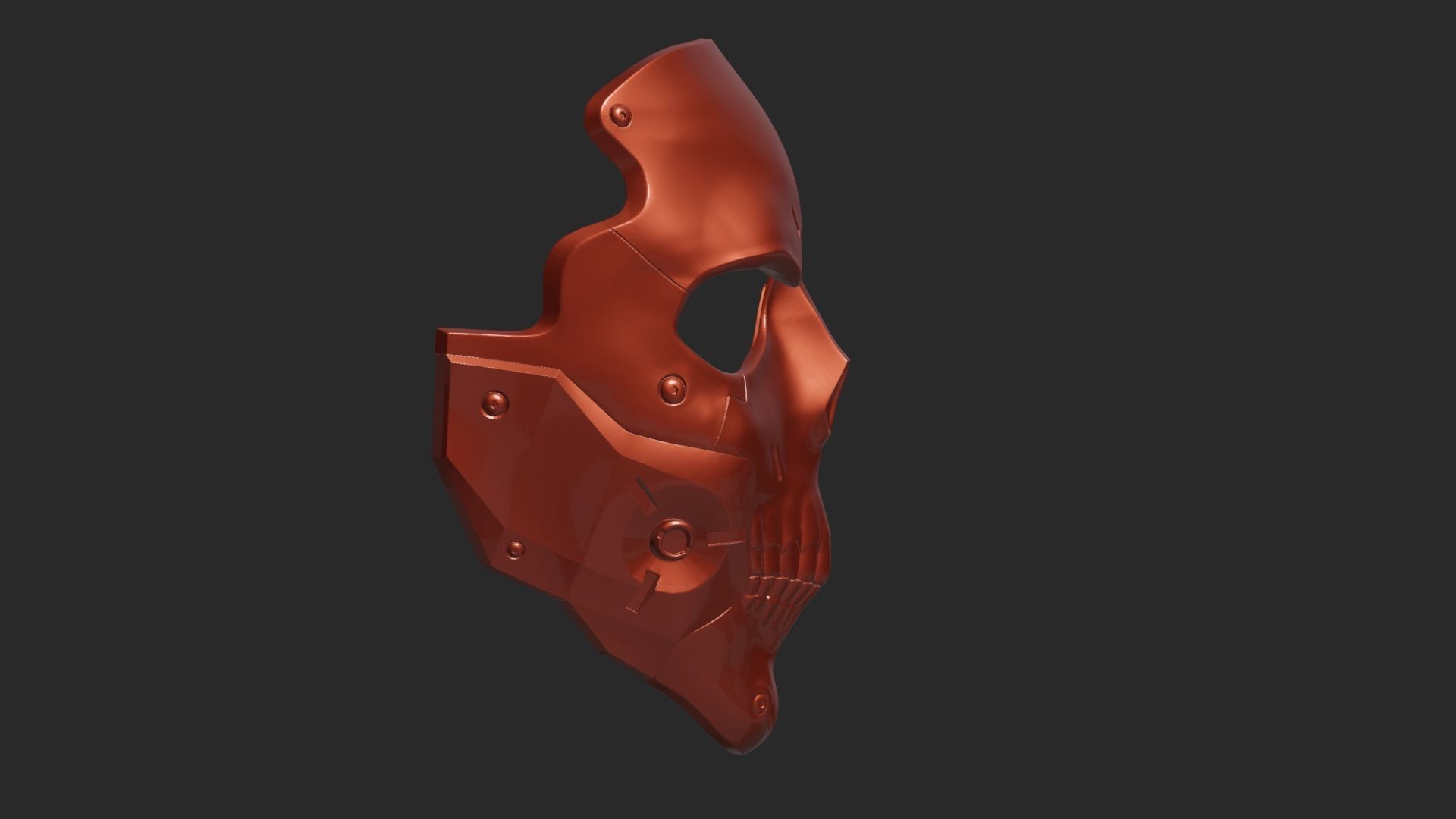 Skull DS Mask 3D print model_3