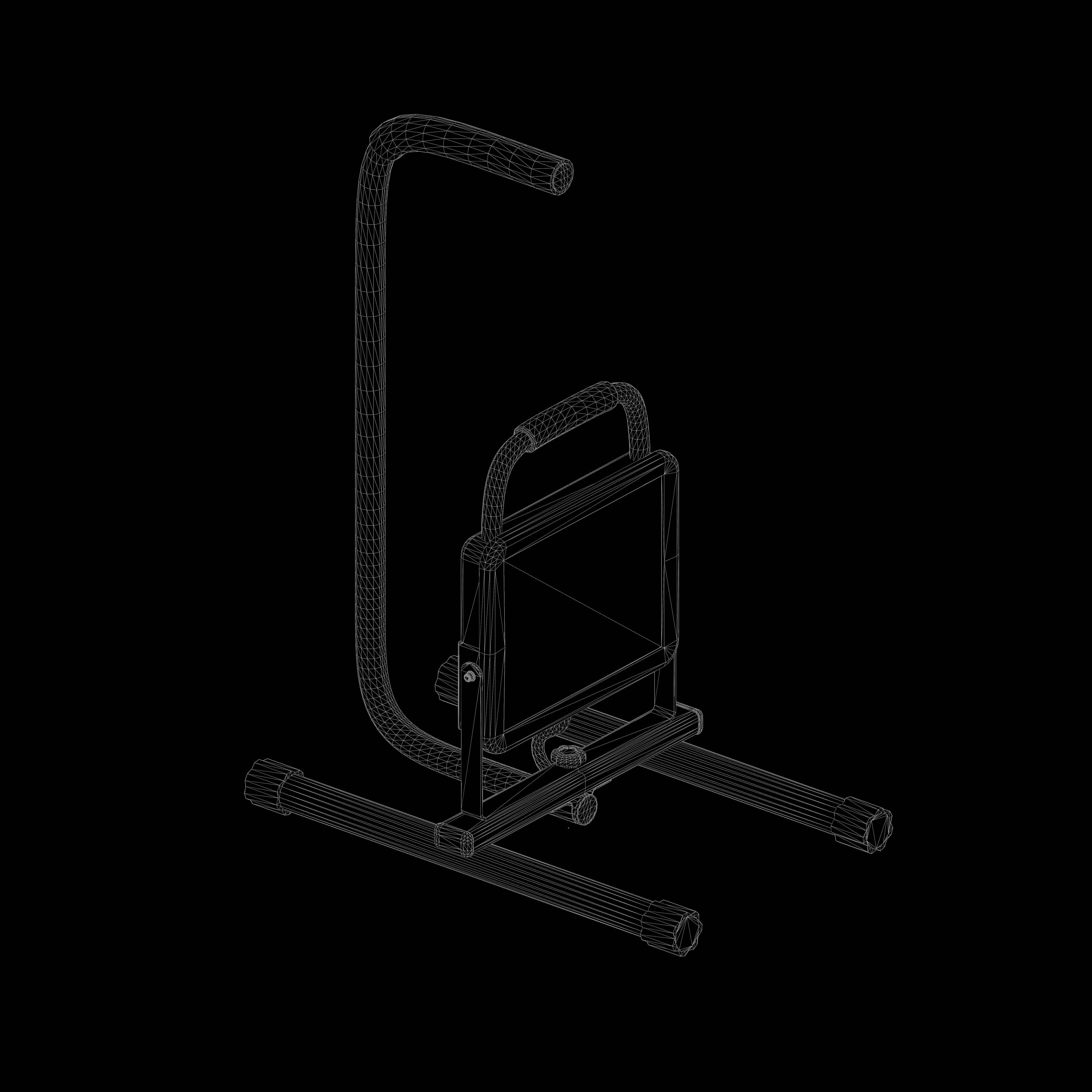 Flood Light Pack With Custom Textures Low-poly 3D model_20