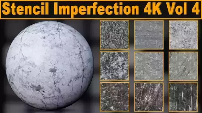Stencil Imperfection 4K Vol 4