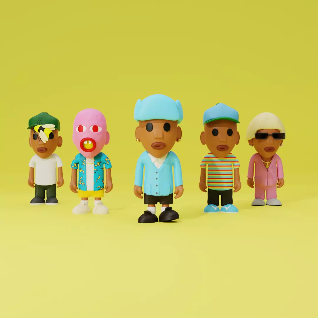 Tyler The Creator Eras 3D Model Collection Low-poly 3D model