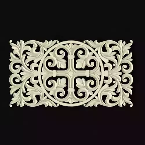 Central decor ornament for furniture