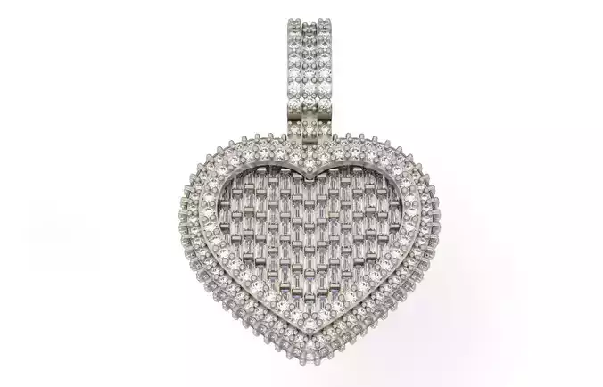 Small heart with baguetes 