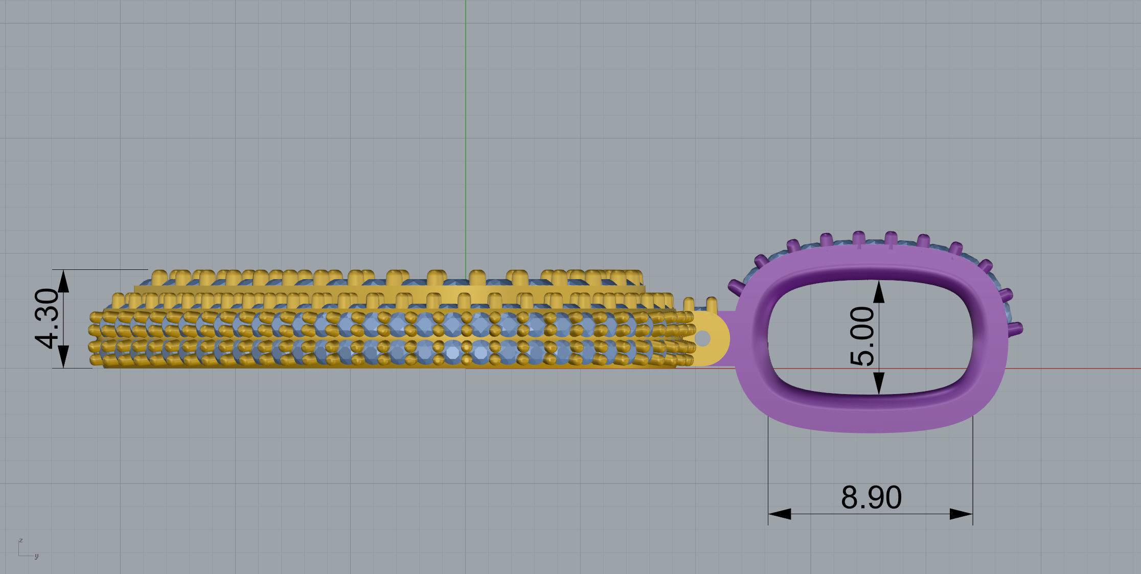 Big Heart with baguetes 3D print model_13