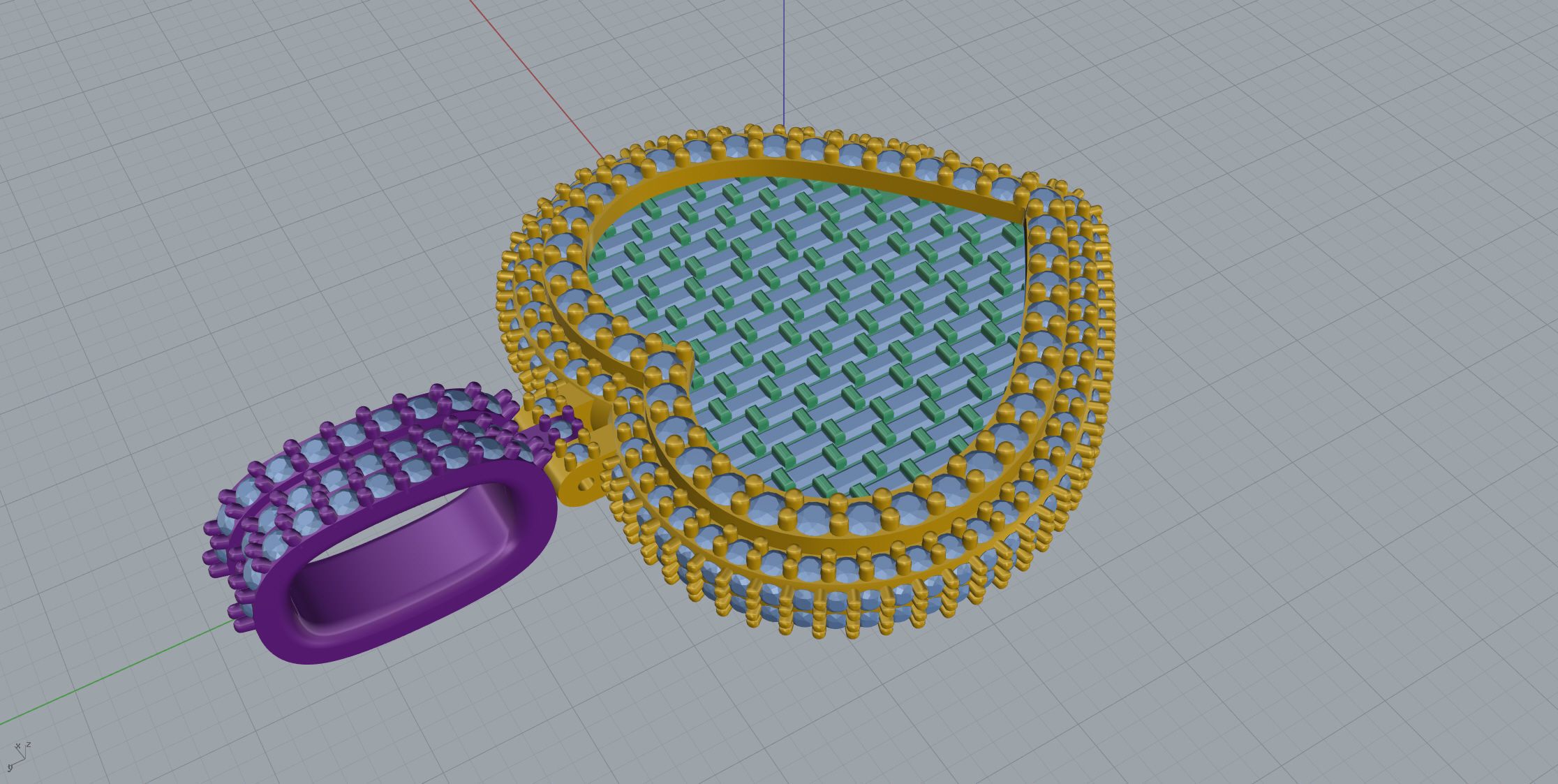 Big Heart with baguetes 3D print model_8