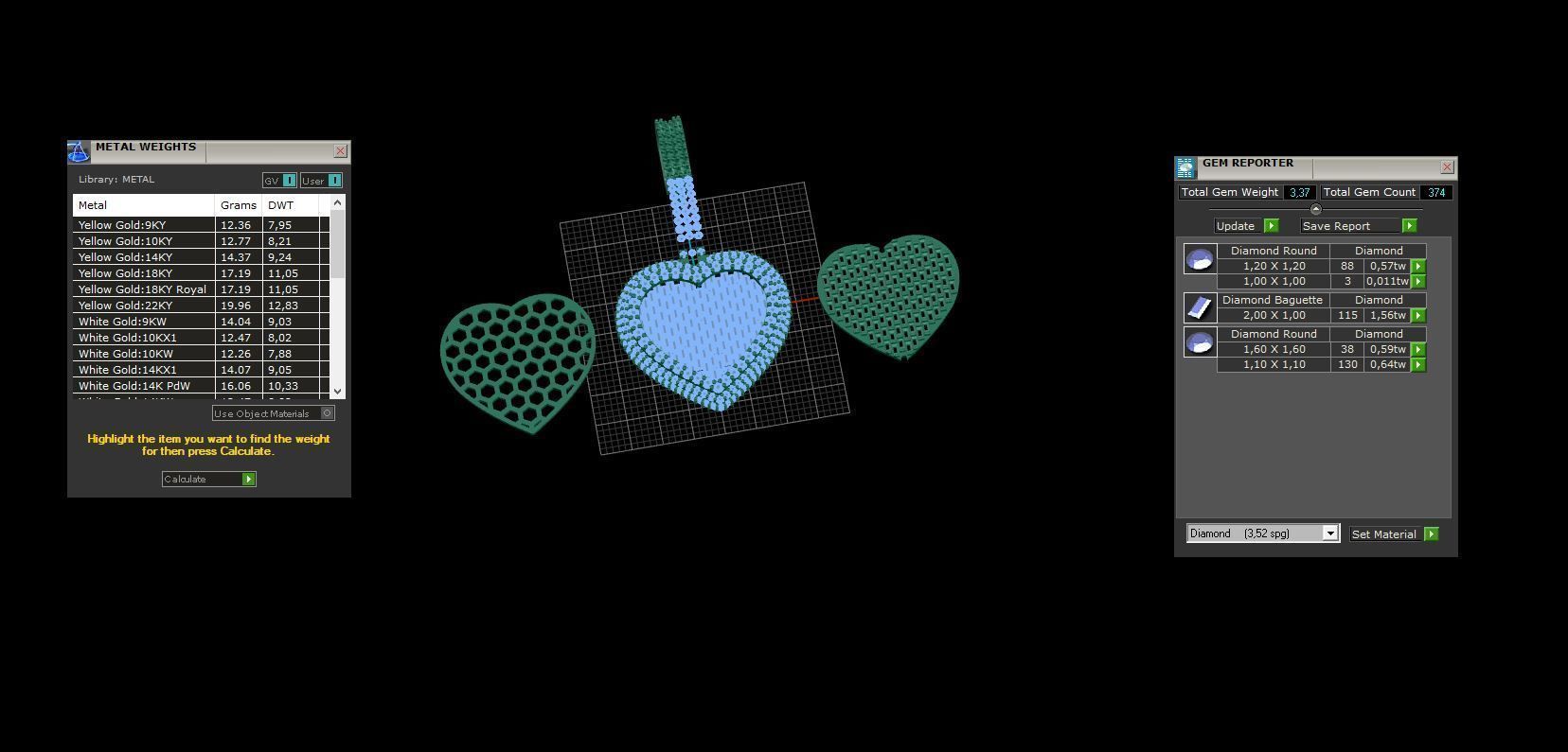 Big Heart with baguetes 3D print model_7