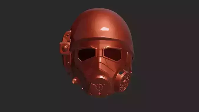 Helmet NCR Fallout Veteran 3D print model
